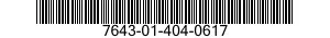 7643-01-404-0617 TOPOGRAPHIC GEOSPATIAL PRODUCTS 7643014040617 014040617