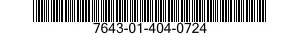7643-01-404-0724 TOPOGRAPHIC GEOSPATIAL PRODUCTS 7643014040724 014040724