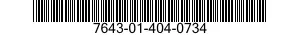 7643-01-404-0734 TOPOGRAPHIC GEOSPATIAL PRODUCTS 7643014040734 014040734