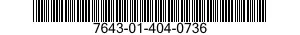 7643-01-404-0736 TOPOGRAPHIC GEOSPATIAL PRODUCTS 7643014040736 014040736