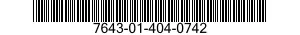 7643-01-404-0742 TOPOGRAPHIC GEOSPATIAL PRODUCTS 7643014040742 014040742
