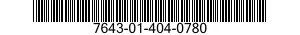 7643-01-404-0780 TOPOGRAPHIC GEOSPATIAL PRODUCTS 7643014040780 014040780