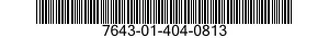 7643-01-404-0813 TOPOGRAPHIC GEOSPATIAL PRODUCTS 7643014040813 014040813