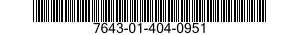 7643-01-404-0951 TOPOGRAPHIC GEOSPATIAL PRODUCTS 7643014040951 014040951