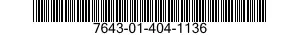 7643-01-404-1136 TOPOGRAPHIC GEOSPATIAL PRODUCTS 7643014041136 014041136