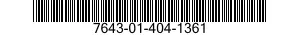 7643-01-404-1361 TOPOGRAPHIC GEOSPATIAL PRODUCTS 7643014041361 014041361