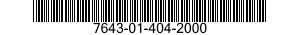 7643-01-404-2000 TOPOGRAPHIC GEOSPATIAL PRODUCTS 7643014042000 014042000