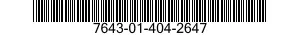 7643-01-404-2647  7643014042647 014042647