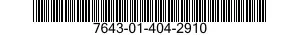 7643-01-404-2910 TOPOGRAPHIC GEOSPATIAL PRODUCTS 7643014042910 014042910