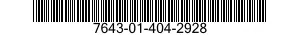 7643-01-404-2928  7643014042928 014042928