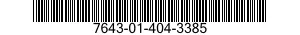 7643-01-404-3385 TOPO,MC&amp;G PRODUCTS 7643014043385 014043385