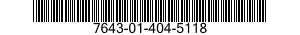 7643-01-404-5118  7643014045118 014045118