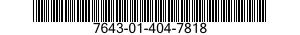 7643-01-404-7818 TOPOGRAPHIC GEOSPATIAL PRODUCTS 7643014047818 014047818
