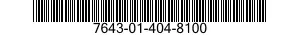 7643-01-404-8100  7643014048100 014048100