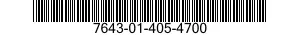 7643-01-405-4700  7643014054700 014054700