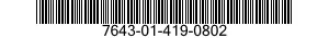 7643-01-419-0802 TOPOGRAPHIC GEOSPATIAL PRODUCTS 7643014190802 014190802