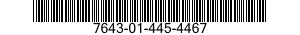 7643-01-445-4467  7643014454467 014454467