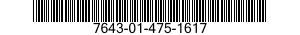 7643-01-475-1617  7643014751617 014751617
