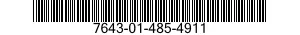 7643-01-485-4911  7643014854911 014854911