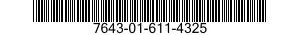 7643-01-611-4325 TOPOGRAPHIC GEOSPATIAL PRODUCTS 7643016114325 016114325