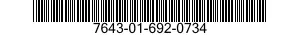 7643-01-692-0734 TOPOGRAPHIC GEOSPATIAL PRODUCTS 7643016920734 016920734
