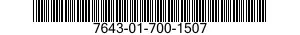 7643-01-700-1507 TOPOGRAPHIC GEOSPATIAL PRODUCTS 7643017001507 017001507
