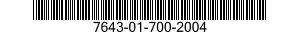 7643-01-700-2004 TOPOGRAPHIC GEOSPATIAL PRODUCTS 7643017002004 017002004