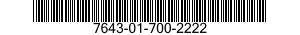 7643-01-700-2222 TOPOGRAPHIC GEOSPATIAL PRODUCTS 7643017002222 017002222