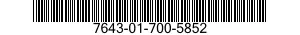 7643-01-700-5852 TOPOGRAPHIC GEOSPATIAL PRODUCTS 7643017005852 017005852