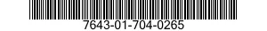 7643-01-704-0265 TOPOGRAPHIC GEOSPATIAL PRODUCTS 7643017040265 017040265