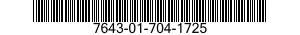 7643-01-704-1725 TOPOGRAPHIC GEOSPATIAL PRODUCTS 7643017041725 017041725