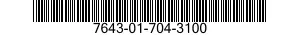 7643-01-704-3100 TOPOGRAPHIC GEOSPATIAL PRODUCTS 7643017043100 017043100