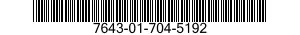 7643-01-704-5192 TOPOGRAPHIC GEOSPATIAL PRODUCTS 7643017045192 017045192