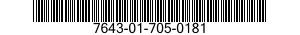 7643-01-705-0181 TOPOGRAPHIC GEOSPATIAL PRODUCTS 7643017050181 017050181
