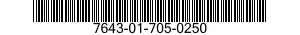 7643-01-705-0250 TOPOGRAPHIC GEOSPATIAL PRODUCTS 7643017050250 017050250