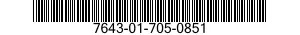 7643-01-705-0851 TOPOGRAPHIC GEOSPATIAL PRODUCTS 7643017050851 017050851