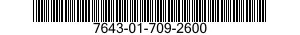 7643-01-709-2600 TOPOGRAPHIC GEOSPATIAL PRODUCTS 7643017092600 017092600