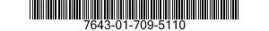 7643-01-709-5110 TOPOGRAPHIC GEOSPATIAL PRODUCTS 7643017095110 017095110