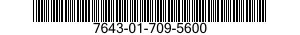7643-01-709-5600 TOPOGRAPHIC GEOSPATIAL PRODUCTS 7643017095600 017095600