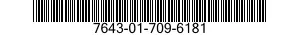 7643-01-709-6181 TOPOGRAPHIC GEOSPATIAL PRODUCTS 7643017096181 017096181