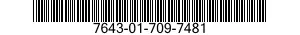 7643-01-709-7481 TOPOGRAPHIC GEOSPATIAL PRODUCTS 7643017097481 017097481