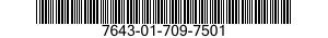 7643-01-709-7501 TOPOGRAPHIC GEOSPATIAL PRODUCTS 7643017097501 017097501