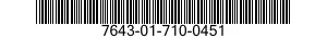 7643-01-710-0451 TOPOGRAPHIC GEOSPATIAL PRODUCTS 7643017100451 017100451