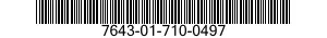 7643-01-710-0497 TOPOGRAPHIC GEOSPATIAL PRODUCTS 7643017100497 017100497