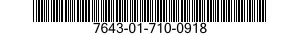 7643-01-710-0918 TOPOGRAPHIC GEOSPATIAL PRODUCTS 7643017100918 017100918