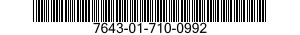 7643-01-710-0992 TOPOGRAPHIC GEOSPATIAL PRODUCTS 7643017100992 017100992