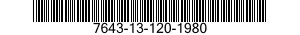 7643-13-120-1980 TOPOGRAPHIC GEOSPATIAL PRODUCTS 7643131201980 131201980