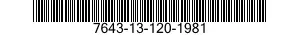 7643-13-120-1981 TOPOGRAPHIC GEOSPATIAL PRODUCTS 7643131201981 131201981