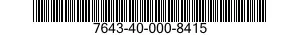 7643-40-000-8415 TOPOGRAPHIC GEOSPATIAL PRODUCTS 7643400008415 400008415