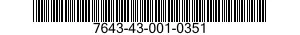 7643-43-001-0351 TOPOGRAPHIC GEOSPATIAL PRODUCTS 7643430010351 430010351